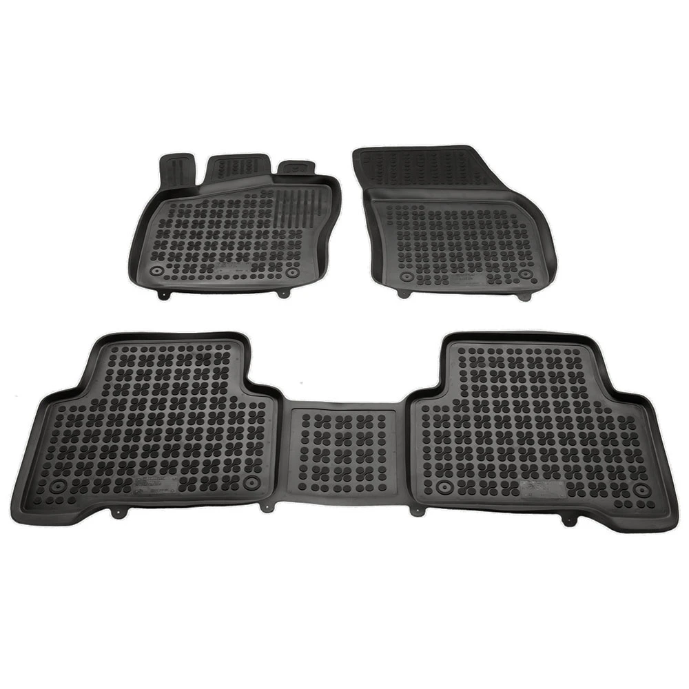 VW Touran (2015+) λαστιχένια μαύρα πατάκια σκαφάκια Rezaw Plast - 3τμχ VW Touran (2015+) λαστιχένια μαύρα πατάκια σκαφάκια Rezaw Plast - 3τμχ
