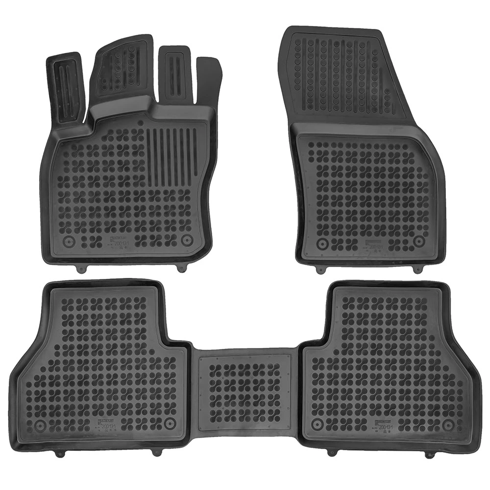 VW Caddy (2021+) 5 θέσεις λαστιχένια μαύρα πατάκια σκαφάκια Rezaw Plast για - 3τμχ VW Caddy (2021+) 5 θέσεις λαστιχένια μαύρα πατάκια σκαφάκια Rezaw Plast για - 3τμχ