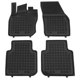 VW Tayron (2025+) 5 θέσεων λαστιχένια μαύρα πατάκια σκαφάκια Rezaw Plast - 4τμχ