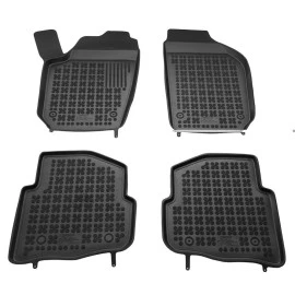 Skoda Fabia (1999-2007) / VW Polo (2002-2009) / Seat Ibiza / Cordoba (2002-2009) λαστιχένια μαύρα πατάκια σκαφάκια Rezaw Plast - 4τμχ Skoda Fabia (1999-2007) / VW Polo (2002-2009) / Seat Ibiza / Cordoba (2002-2009) λαστιχένια μαύρα πατάκια σκαφάκια Rezaw Plast - 4τμχ