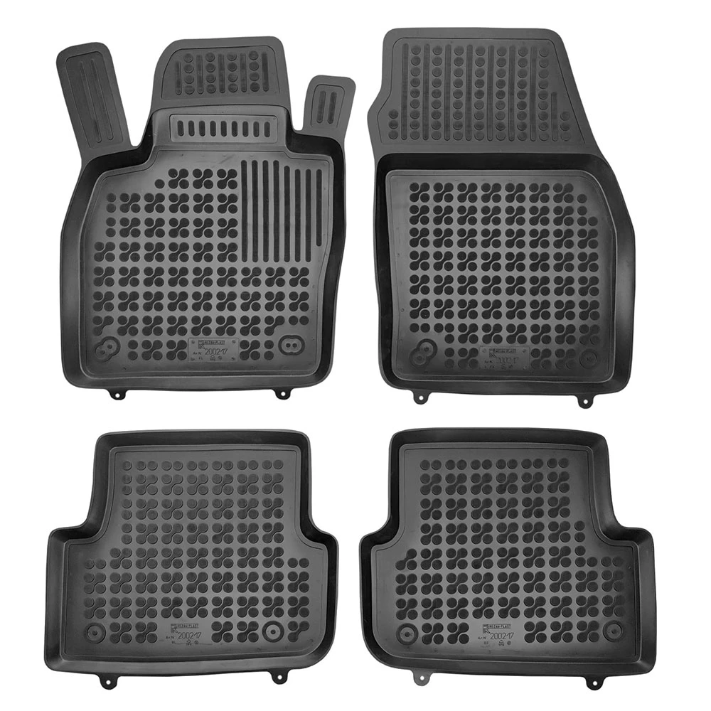 Skoda Fabia (2021+) λαστιχένια μαύρα πατάκια σκαφάκια Rezaw Plast - 4τμχ Skoda Fabia (2021+) λαστιχένια μαύρα πατάκια σκαφάκια Rezaw Plast - 4τμχ