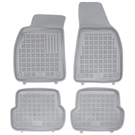 AUDI A4 B6 / B7 (2001-2008) λαστιχένια γκρι πατάκια σκαφάκια Rezaw Plast - 4τμχ