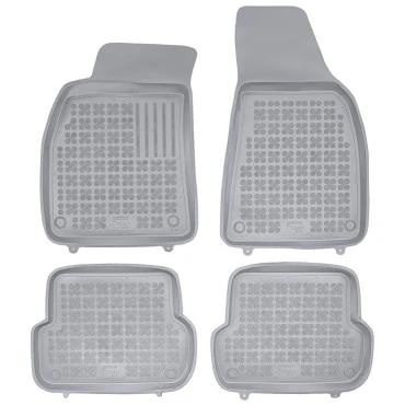 AUDI A4 B6 / B7 (2001-2008) λαστιχένια γκρι πατάκια σκαφάκια Rezaw Plast - 4τμχ