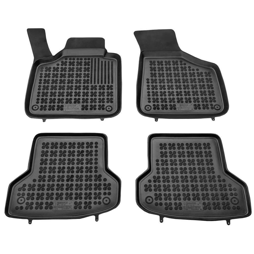 Audi A3 (2003-2012) λαστιχένια μαύρα πατάκια σκαφάκια Rezaw Plast - 4τμχ Audi A3 (2003-2012) λαστιχένια μαύρα πατάκια σκαφάκια Rezaw Plast - 4τμχ