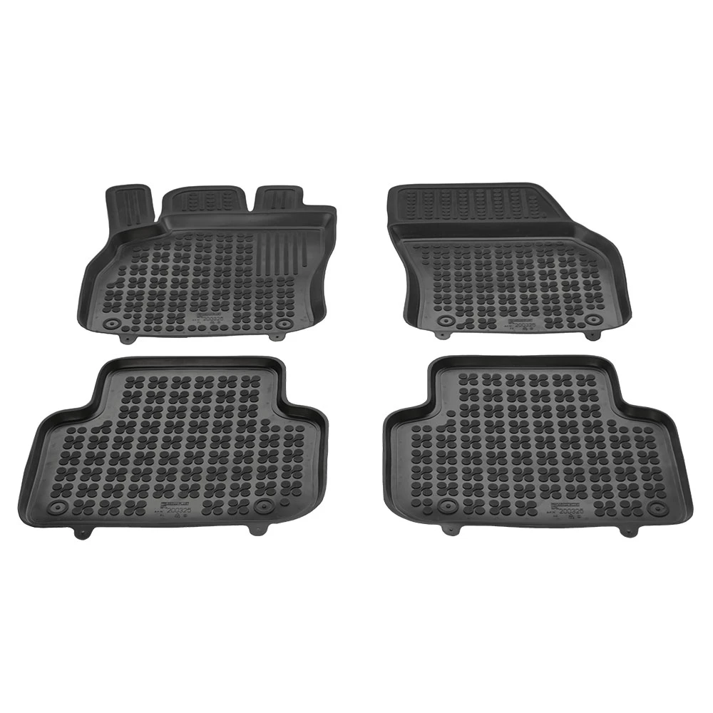 Audi Q3 II (2018+) / Q3 Sportback (2019+) λαστιχένια μαύρα πατάκια σκαφάκια Rezaw Plast - 4τμχ