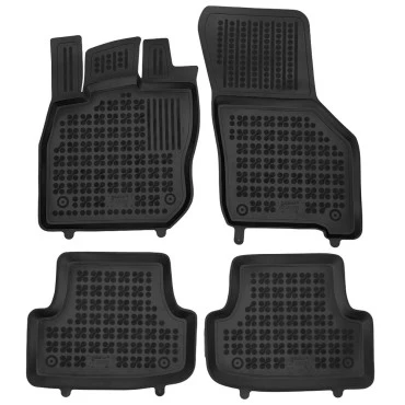 Audi A3 8Y (2020+) Mild Hybrid (MHeV) λαστιχένια μαύρα πατάκια σκαφάκια Rezaw Plast - 4τμχ