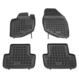 Volvo S60 / S80 / V70 / XC70 (2000-2007) λαστιχένια μαύρα πατάκια σκαφάκια Rezaw Plast - 4τμχ