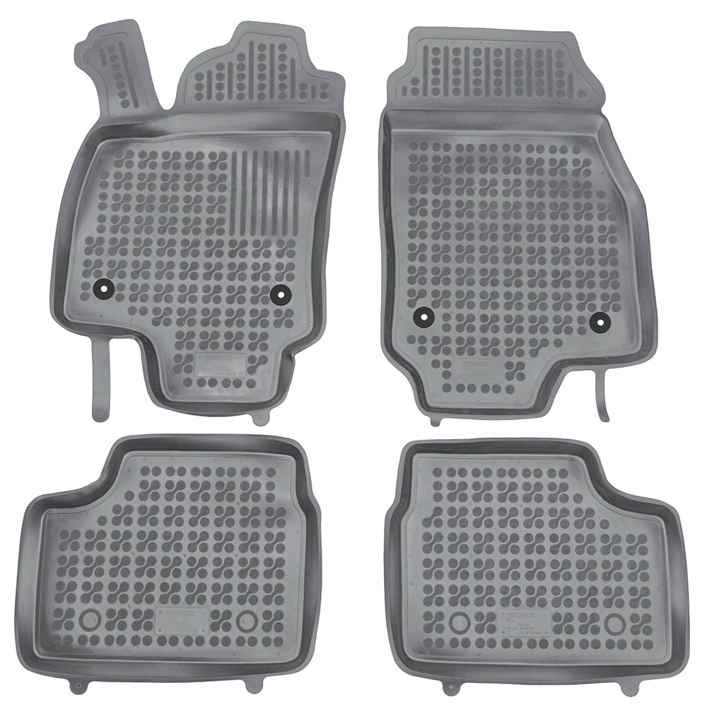 Opel Astra G / H (1998-2009) λαστιχένια γκρι πατάκια σκαφάκια Rezaw Plast - 4τμχ
