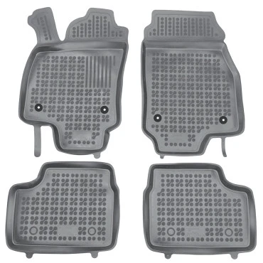 Opel Astra G / H (1998-2009) λαστιχένια γκρι πατάκια σκαφάκια Rezaw Plast - 4τμχ