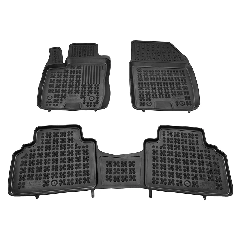 Ford Tourneo Courier (2013+) λαστιχένια μαύρα πατάκια σκαφάκια Rezaw Plast - 3τμχ Ford Tourneo Courier (2013+) λαστιχένια μαύρα πατάκια σκαφάκια Rezaw Plast - 3τμχ