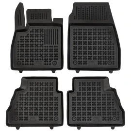 Ford Tourneo Courier (2023+) λαστιχένια μαύρα πατάκια σκαφάκια Rezaw Plast - 4τμχ