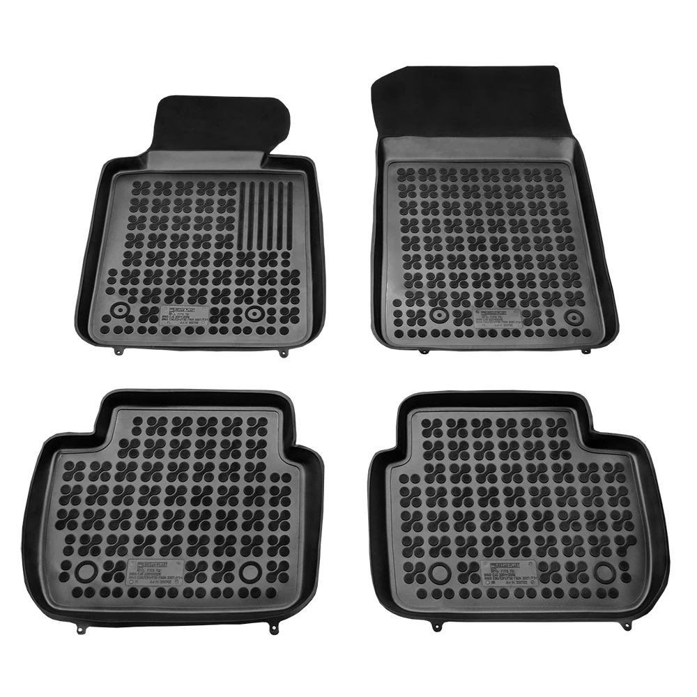 BMW 3 E46 (1998-2007) / E90/E91 (2004-2013) λαστιχένια μαύρα πατάκια σκαφάκια Rezaw Plast - 4τμχ BMW 3 E46 (1998-2007) / E90/E91 (2004-2013) λαστιχένια μαύρα πατάκια σκαφάκια Rezaw Plast - 4τμχ