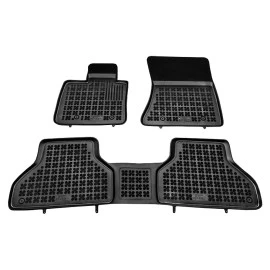 BMW X5 E70 (2006-2013) / X6 E71 (2008-2014) λαστιχένια μαύρα πατάκια σκαφάκια Rezaw Plast - 3τμχ BMW X5 E70 (2006-2013) / X6 E71 (2008-2014) λαστιχένια μαύρα πατάκια σκαφάκια Rezaw Plast - 3τμχ