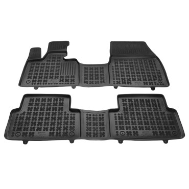 BMW i3 (2013+) λαστιχένια μαύρα πατάκια σκαφάκια Rezaw Plast - 2τμχ