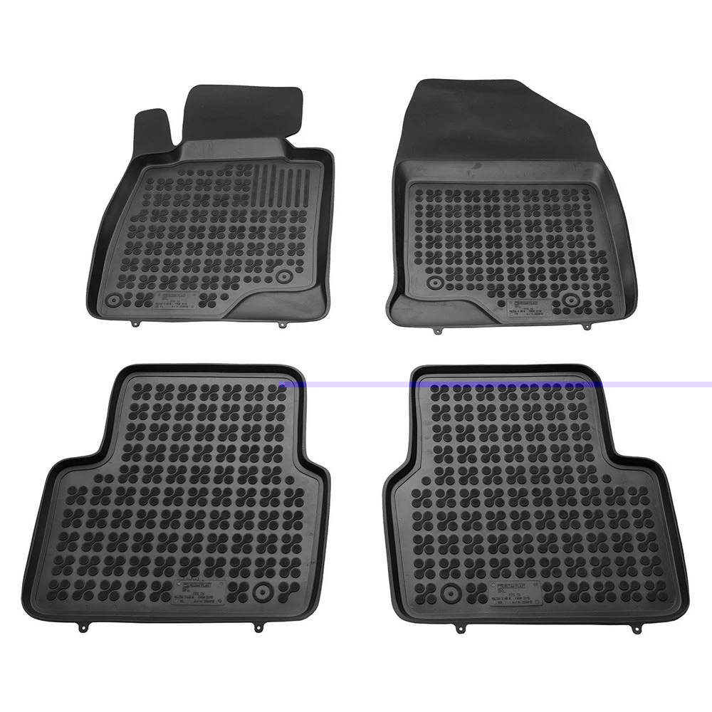 Mazda 3 (2013-2018) Hatchback / Sedan λαστιχένια μαύρα πατάκια σκαφάκια Rezaw Plast - 4τμχ Mazda 3 (2013-2018) Hatchback / Sedan λαστιχένια μαύρα πατάκια σκαφάκια Rezaw Plast - 4τμχ