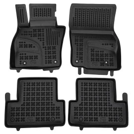 Mazda CX-60 (2022+) Plug-in Hybrid (PHEV) / Mild Hybrid (MHEV), 4x4 (AWD), 2x4 (RWD) λαστιχένια μαύρα πατάκια σκαφάκια Rezaw Plast - 4τμχ