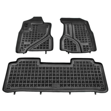 Honda CR-V (2002-2007) λαστιχένια μαύρα πατάκια σκαφάκια Rezaw Plast - 3τμχ