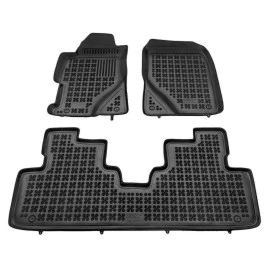 Honda Civic (2001-2005) Sedan λαστιχένια μαύρα πατάκια σκαφάκια Rezaw Plast - 3τμχ Honda Civic (2001-2005) Sedan λαστιχένια μαύρα πατάκια σκαφάκια Rezaw Plast - 3τμχ