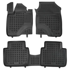 Honda ZR-V e:HeV (2023+) λαστιχένια μαύρα πατάκια σκαφάκια Rezaw Plast - 3τμχ