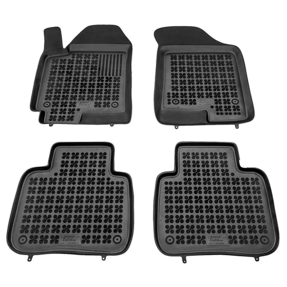 Kia Cerato (2004-2008) λαστιχένια μαύρα πατάκια σκαφάκια Rezaw Plast - 4τμχ Kia Cerato (2004-2008) λαστιχένια μαύρα πατάκια σκαφάκια Rezaw Plast - 4τμχ