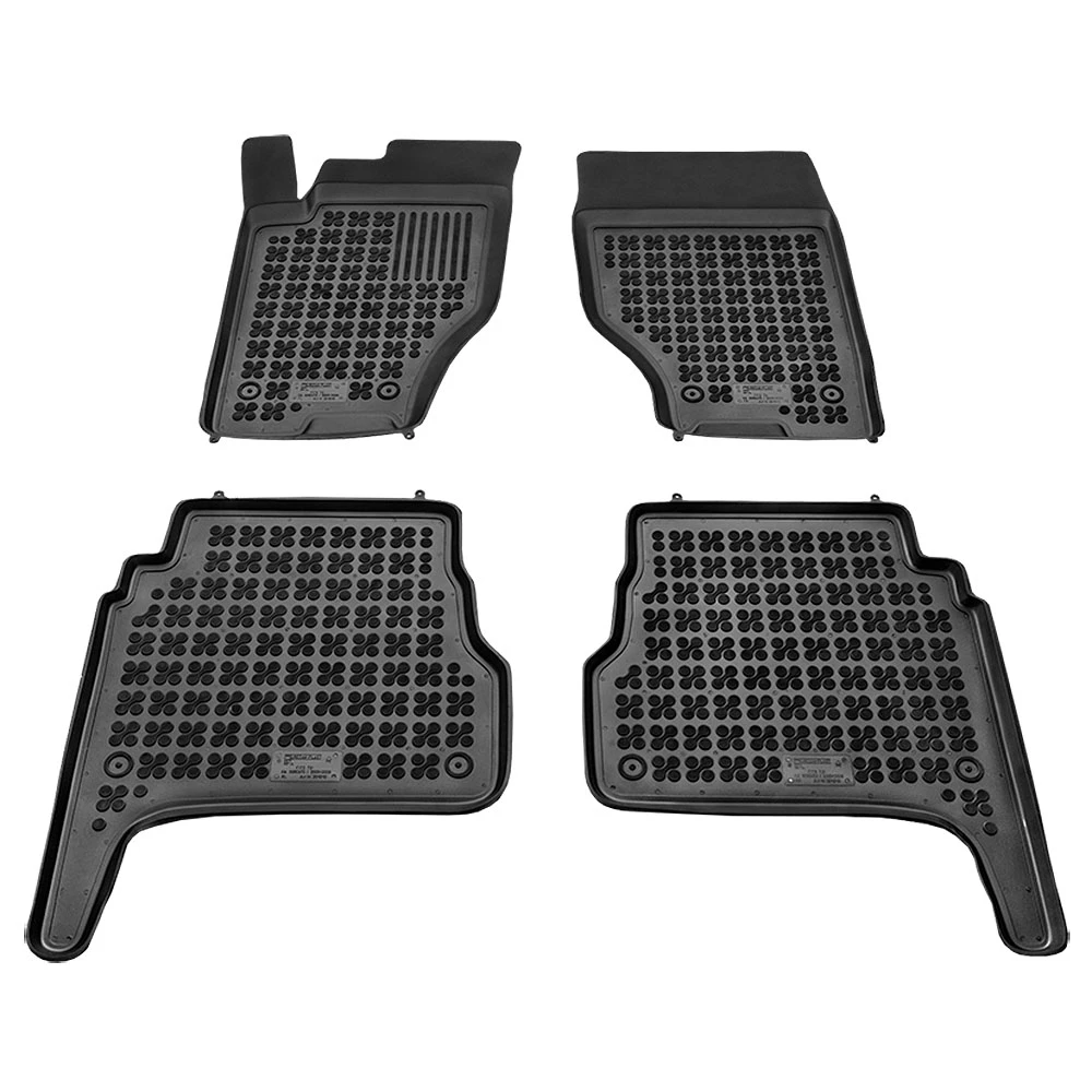 Kia Sorento (2003-2009) λαστιχένια μαύρα πατάκια σκαφάκια Rezaw Plast - 4τμχ Kia Sorento (2003-2009) λαστιχένια μαύρα πατάκια σκαφάκια Rezaw Plast - 4τμχ