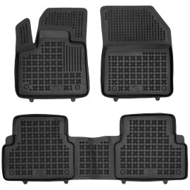 Citroen C5 Aircross / C5 Aircross Hybrid (2017+) λαστιχένια μαύρα πατάκια σκαφάκια Rezaw Plast - 4τμχ