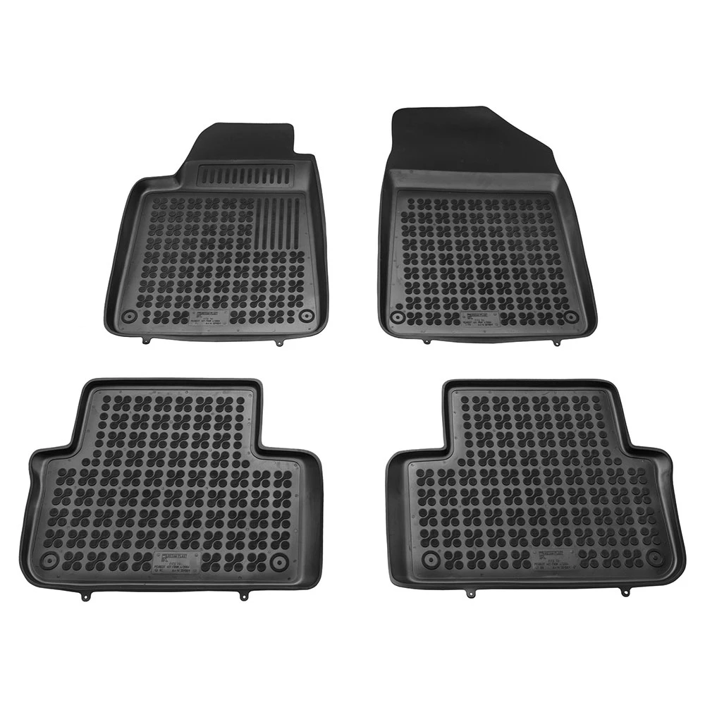 Peugeot 407 (2004-2011) λαστιχένια μαύρα πατάκια σκαφάκια Rezaw Plast - 4τμχ Peugeot 407 (2004-2011) λαστιχένια μαύρα πατάκια σκαφάκια Rezaw Plast - 4τμχ