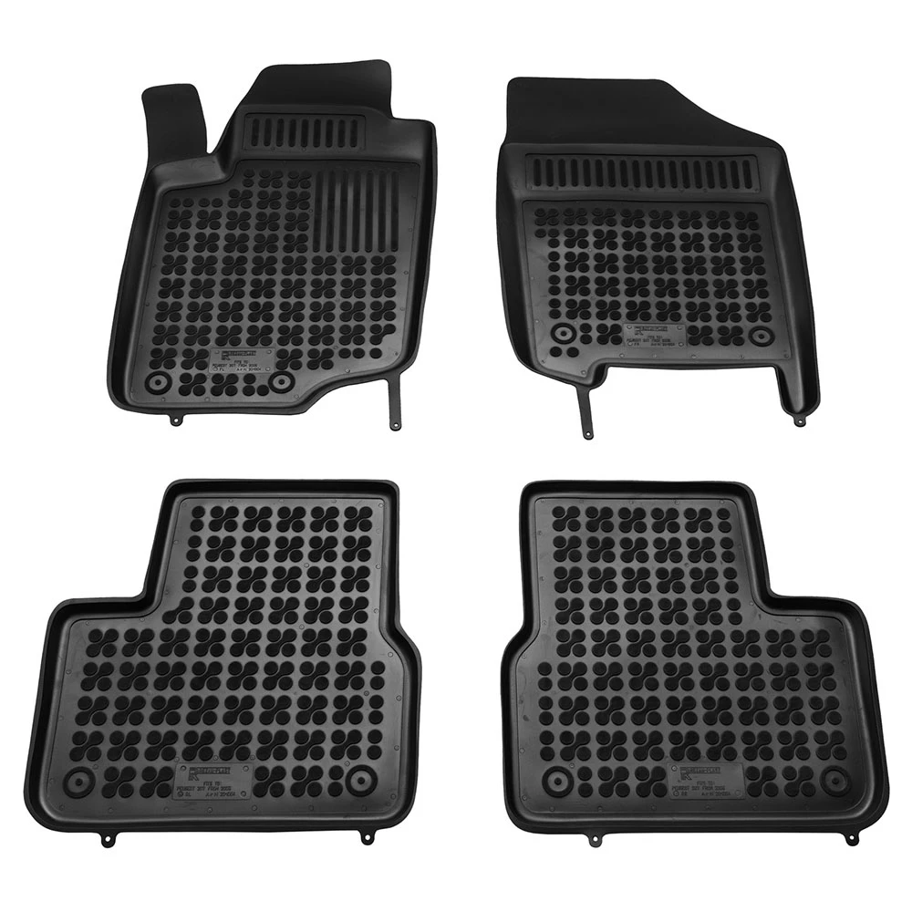 Peugeot 207 (2006-2012) έκδοση με πυροσβεστήρα λαστιχένια μαύρα πατάκια σκαφάκια Rezaw Plast - 4τμχ Peugeot 207 (2006-2012) έκδοση με πυροσβεστήρα λαστιχένια μαύρα πατάκια σκαφάκια Rezaw Plast - 4τμχ