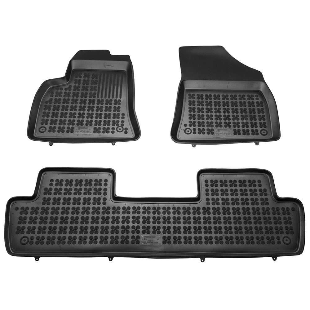 Peugeot 5008 (2010-2017) λαστιχένια μαύρα πατάκια σκαφάκια Rezaw Plast - 3τμχ Peugeot 5008 (2010-2017) λαστιχένια μαύρα πατάκια σκαφάκια Rezaw Plast - 3τμχ