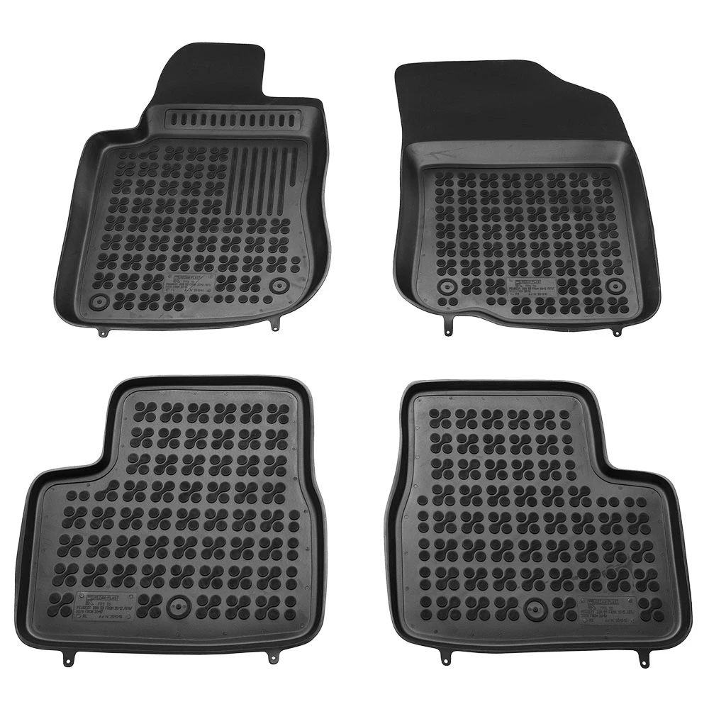 Peugeot 208 / Peugeot 2008 (2013-2019) λαστιχένια μαύρα πατάκια σκαφάκια Rezaw Plast - 4τμχ Peugeot 208 / Peugeot 2008 (2013-2019) λαστιχένια μαύρα πατάκια σκαφάκια Rezaw Plast - 4τμχ