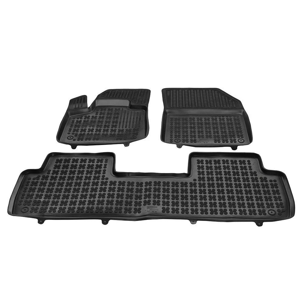 Peugeot 5008 (2017+) λαστιχένια μαύρα πατάκια σκαφάκια Rezaw Plast - 3τμχ Peugeot 5008 (2017+) λαστιχένια μαύρα πατάκια σκαφάκια Rezaw Plast - 3τμχ