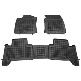 Toyota Land Cruiser J120 (2002-2009) λαστιχένια μαύρα πατάκια σκαφάκια Rezaw Plast - 3τμχ Toyota Land Cruiser J120 (2002-2009) λαστιχένια μαύρα πατάκια σκαφάκια Rezaw Plast - 3τμχ
