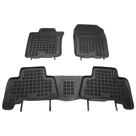 Toyota Land Cruiser J150 (2010+) λαστιχένια μαύρα πατάκια σκαφάκια Rezaw Plast - 3τμχ Toyota Land Cruiser J150 (2010+) λαστιχένια μαύρα πατάκια σκαφάκια Rezaw Plast - 3τμχ