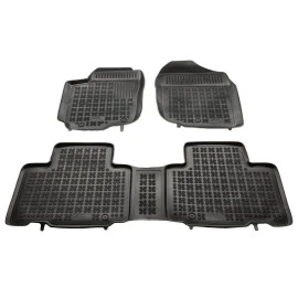 Toyota RAV4 (2013-2018) και Hybrid λαστιχένια μαύρα πατάκια σκαφάκια Rezaw Plast - 3τμχ Toyota RAV4 (2013-2018) και Hybrid λαστιχένια μαύρα πατάκια σκαφάκια Rezaw Plast - 3τμχ