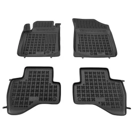 Toyota Aygo (2014-2021) / Citroen C1 (2014+) λαστιχένια μαύρα πατάκια σκαφάκια Rezaw Plast - 4τμχ Toyota Aygo (2014-2021) / Citroen C1 (2014+) λαστιχένια μαύρα πατάκια σκαφάκια Rezaw Plast - 4τμχ