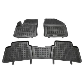 Toyota Prius (2015+) λαστιχένια μαύρα πατάκια σκαφάκια Rezaw Plast - 3τμχ Toyota Prius (2015+) λαστιχένια μαύρα πατάκια σκαφάκια Rezaw Plast - 3τμχ