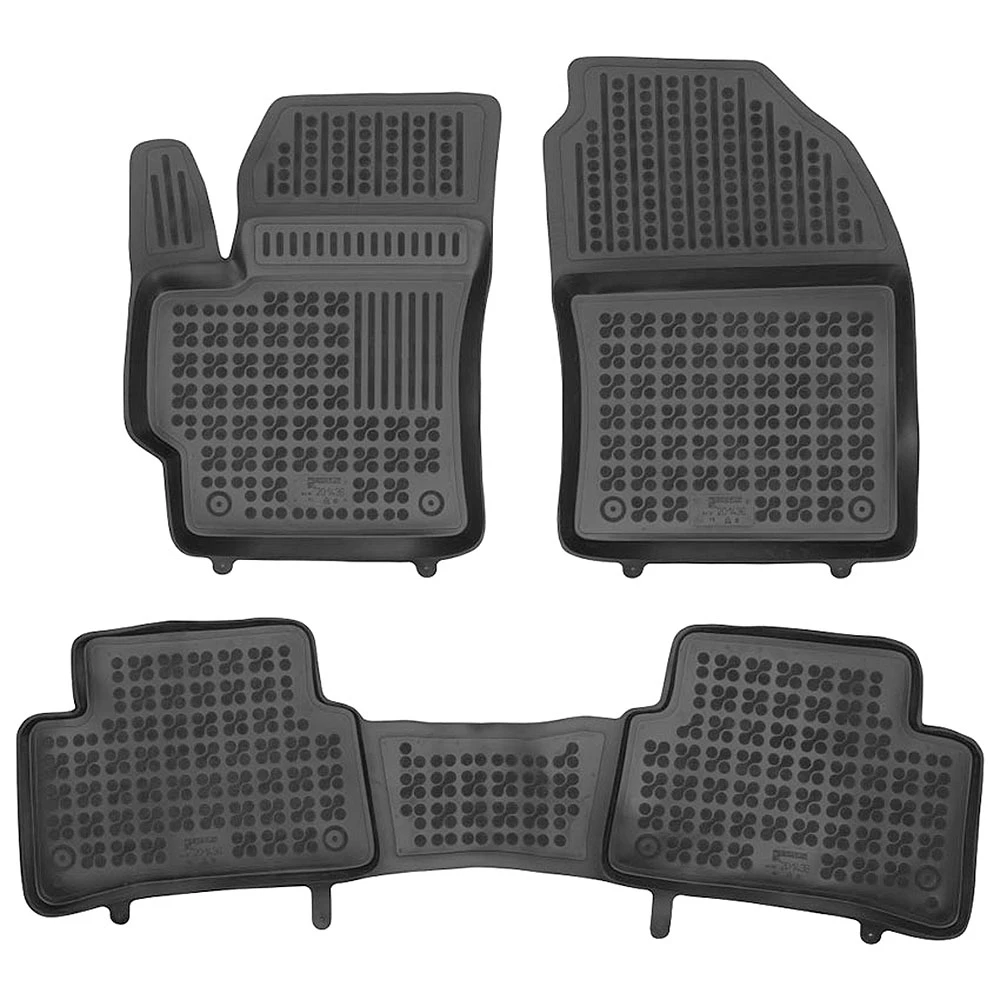 Toyota Corolla (2018+) Hatchback λαστιχένια μαύρα πατάκια σκαφάκια Rezaw Plast - 3τμχ Toyota Corolla (2018+) Hatchback λαστιχένια μαύρα πατάκια σκαφάκια Rezaw Plast - 3τμχ