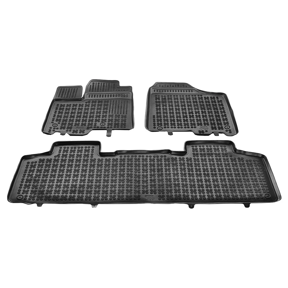 Toyota Sienna (2010-2020) 5 θέσεις λαστιχένια μαύρα πατάκια σκαφάκια Rezaw Plast - 3τμχ Toyota Sienna (2010-2020) 5 θέσεις λαστιχένια μαύρα πατάκια σκαφάκια Rezaw Plast - 3τμχ