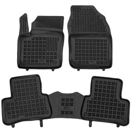 Toyota C-HR (2023+) λαστιχένια μαύρα πατάκια σκαφάκια Rezaw Plast - 4τμχ