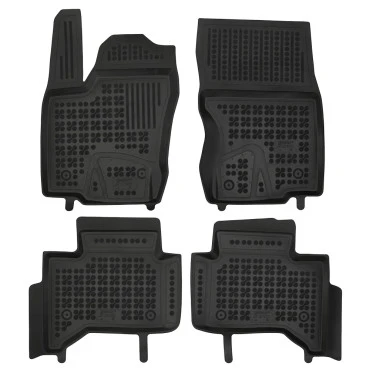 Toyota Land Cruiser J250 (2024+) λαστιχένια μαύρα πατάκια σκαφάκια Rezaw Plast - 4τμχ