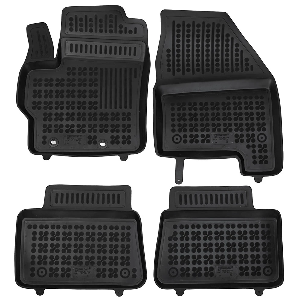 Toyota Yaris (2024+) με πυροσβεστήρα λαστιχένια μαύρα πατάκια σκαφάκια Rezaw Plast - 4τμχ