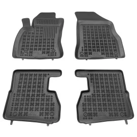 Fiat Doblo (2010-2018) / Opel Combo D (2010-2018) 5/7 θέσεις λαστιχένια μαύρα πατάκια σκαφάκια Rezaw Plast - 4τμχ Fiat Doblo (2010-2018) / Opel Combo D (2010-2018) 5/7 θέσεις λαστιχένια μαύρα πατάκια σκαφάκια Rezaw Plast - 4τμχ
