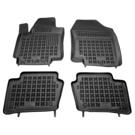 Hyundai i20 (2008-2014) λαστιχένια μαύρα πατάκια σκαφάκια Rezaw Plast - 4τμχ Hyundai i20 (2008-2014) λαστιχένια μαύρα πατάκια σκαφάκια Rezaw Plast - 4τμχ