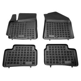 Hyundai i10 (2014-2019) λαστιχένια μαύρα πατάκια σκαφάκια Rezaw Plast - 4τμχ Hyundai i10 (2014-2019) λαστιχένια μαύρα πατάκια σκαφάκια Rezaw Plast - 4τμχ