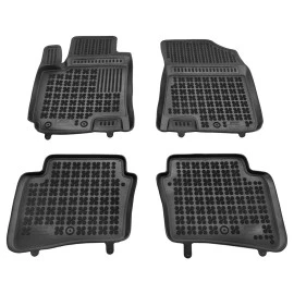 Hyundai i20 (2014-2020) / i20 Active (2015+) λαστιχένια μαύρα πατάκια σκαφάκια Rezaw Plast - 4τμχ Hyundai i20 (2014-2020) / i20 Active (2015+) λαστιχένια μαύρα πατάκια σκαφάκια Rezaw Plast - 4τμχ