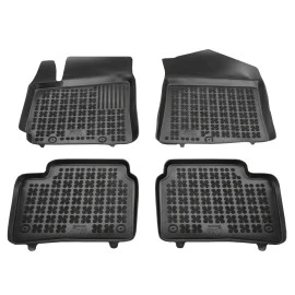 Hyundai i10 (2019+) λαστιχένια μαύρα πατάκια σκαφάκια Rezaw Plast - 4τμχ Hyundai i10 (2019+) λαστιχένια μαύρα πατάκια σκαφάκια Rezaw Plast - 4τμχ