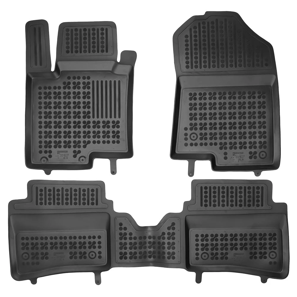 Hyundai i20 III (2020+) / Hyundai Bayon (2021+) λαστιχένια μαύρα πατάκια σκαφάκια Rezaw Plast - 3τμχ Hyundai i20 III (2020+) / Hyundai Bayon (2021+) λαστιχένια μαύρα πατάκια σκαφάκια Rezaw Plast - 3τμχ