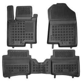 Hyundai i20 III (2020+) / Hyundai Bayon (2021+) λαστιχένια μαύρα πατάκια σκαφάκια Rezaw Plast - 3τμχ Hyundai i20 III (2020+) / Hyundai Bayon (2021+) λαστιχένια μαύρα πατάκια σκαφάκια Rezaw Plast - 3τμχ