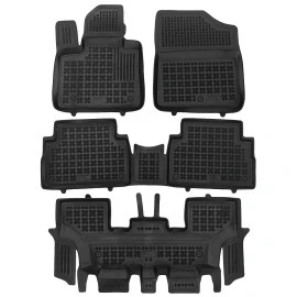 Hyundai Santa Fe Hybrid version 7 passenger, 4x4 (2020+) λαστιχένια μαύρα πατάκια σκαφάκια Rezaw Plast - 4τμχ Hyundai Santa Fe Hybrid version 7 passenger, 4x4 (2020+) λαστιχένια μαύρα πατάκια σκαφάκια Rezaw Plast - 4τμχ