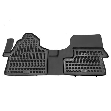 Mercedes Sprinter (2006+) 3 θέσεις / VW Crafter (2006-2016) λαστιχένια μαύρα πατάκια σκαφάκια Rezaw Plast - 1τμχ